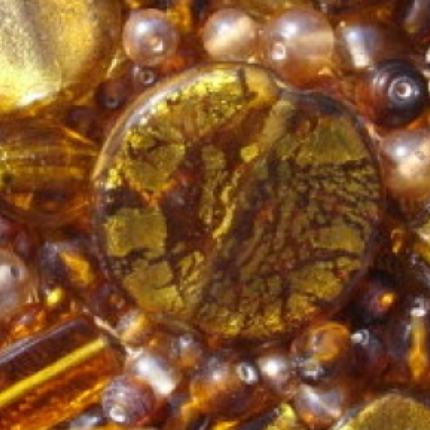 Perles "ambre"