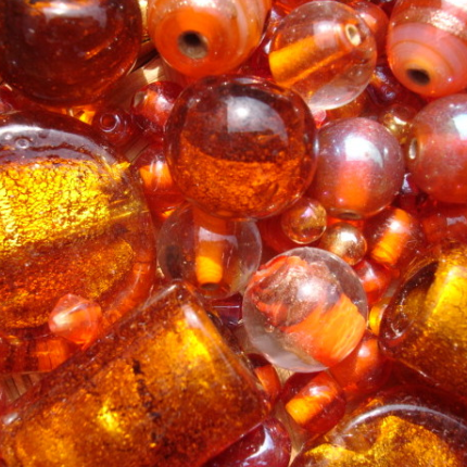 Perles "orange"